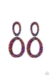 Paparazzi "Hey, HAUTE Rod" Multi 034XX Earrings Paparazzi Jewelry