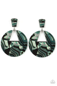 Paparazzi "Let HEIR Rip" Green Post Earrings Paparazzi Jewelry