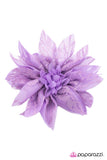 Paparazzi "Standing BLOOM Only" Purple Hair Clip Paparazzi Jewelry