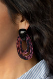 Paparazzi "The HAUTE Zone" Multi 027XX Post Earrings Paparazzi Jewelry