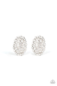 Paparazzi "Daring Dazzle" White Post Earrings Paparazzi Jewelry