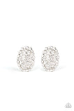 Paparazzi "Daring Dazzle" White Post Earrings Paparazzi Jewelry