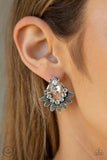Paparazzi "Crystal Canopy" White Post Earrings Paparazzi Jewelry