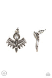 Paparazzi "Wing Fling" White Post Earrings Paparazzi Jewelry