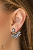 Paparazzi "Wing Fling" White Post Earrings Paparazzi Jewelry