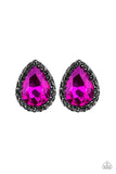 Paparazzi VINTAGE VAULT "Dare to Shine" Pink Post Earrings Paparazzi Jewelry