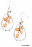 Paparazzi "With Flying Colors" Orange Earrings Paparazzi Jewelry