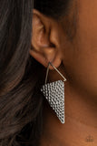 Paparazzi "Have A Bite" Silver Post Earrings Paparazzi Jewelry