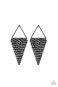Paparazzi "Have A Bite" Black Post Earrings Paparazzi Jewelry