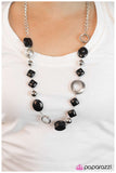 Paparazzi "Oh, Baby! - Black" necklace Paparazzi Jewelry