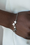 Paparazzi "All-Star Shimmer" Silver Bracelet Paparazzi Jewelry