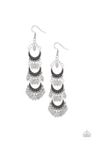Paparazzi VINTAGE VAULT "Take Your CHIME" Silver Earrings Paparazzi Jewelry