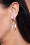 Paparazzi "A Sweeping Success" FASHION FIX White Earrings Paparazzi Jewelry
