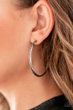 Paparazzi "Texture Tempo" FASHION FIX Silver Earrings Paparazzi Jewelry