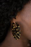 Paparazzi "Haute Savannah" Brown Earrings Paparazzi Jewelry