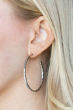 Paparazzi "Totally Throwback" Silver Earrings Paparazzi Jewelry