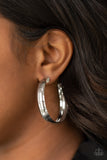 Paparazzi "Hoop Wild" Silver Earrings Paparazzi Jewelry