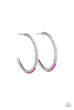 Paparazzi "Rhinestone Revamp" Pink Earrings Paparazzi Jewelry