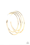 Paparazzi "Last HOOP-rah" Gold Earrings Paparazzi Jewelry