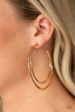 Paparazzi "Last HOOP-rah" Gold Earrings Paparazzi Jewelry