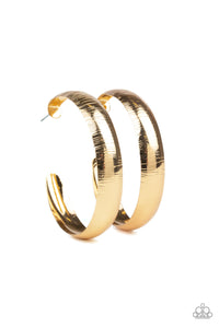 Paparazzi "Hoop Wild" Gold Earrings Paparazzi Jewelry