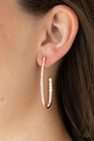 Paparazzi "Globetrotting Glitter" Copper Post Earrings Paparazzi Jewelry