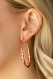 Paparazzi "Twisted Edge" Copper Earrings Paparazzi Jewelry