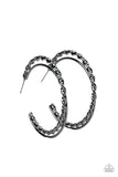 Paparazzi "Retro Twist" Black Earrings Paparazzi Jewelry