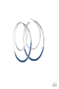 Paparazzi "Miami Moonbeam" Blue Earrings Paparazzi Jewelry