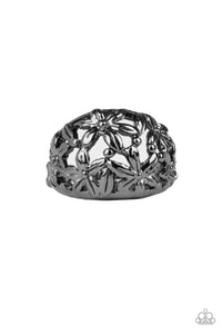 Paparazzi "Haute Havana" Black Ring Paparazzi Jewelry