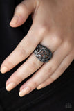 Paparazzi "Haute Havana" Black Ring Paparazzi Jewelry