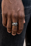 Paparazzi "Checkmate" Black Mens Ring Paparazzi Jewelry