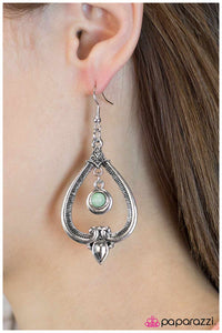 Paparazzi "Go It Alone" Green Earrings Paparazzi Jewelry