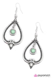 Paparazzi "Go It Alone" Green Earrings Paparazzi Jewelry