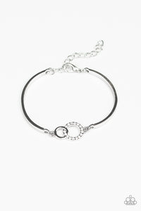 Paparazzi "Simple Sophistication" White Bracelet Paparazzi Jewelry