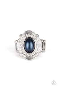 Paparazzi "Titanic Twinkle" Blue Ring Paparazzi Jewelry