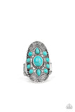 Paparazzi "Stone Sunrise" Blue Turquoise Ring Paparazzi Jewelry