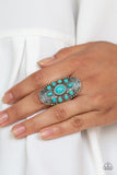 Paparazzi "Stone Sunrise" Blue Turquoise Ring Paparazzi Jewelry