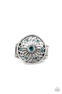 Paparazzi "Mandala Magnificence" Blue Ring Paparazzi Jewelry