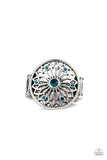 Paparazzi "Mandala Magnificence" Blue Ring Paparazzi Jewelry