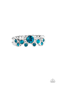 Paparazzi "Sparkle Spree" Blue Ring Paparazzi Jewelry