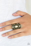 Paparazzi "Maven Haven" Brass Ring Paparazzi Jewelry