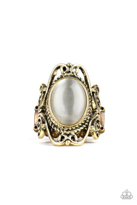 Paparazzi "Fairytale Flair" Brass Ring Paparazzi Jewelry