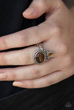 Paparazzi "Malibu Mist" Brown Ring Paparazzi Jewelry