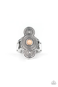 Paparazzi VINTAGE VAULT "Desert Mandalas" Brown Ring Paparazzi Jewelry