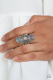 Paparazzi VINTAGE VAULT "Desert Mandalas" Brown Ring Paparazzi Jewelry