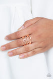 Paparazzi VINTAGE VAULT "All Over The Place" Copper Ring Paparazzi Jewelry