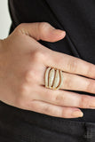 Paparazzi "Roll Out The Diamonds" Gold Ring Paparazzi Jewelry