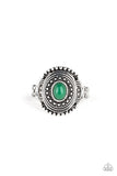 Paparazzi "Oasis Moon" Green Ring Paparazzi Jewelry