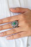 Paparazzi "Oasis Moon" Green Ring Paparazzi Jewelry